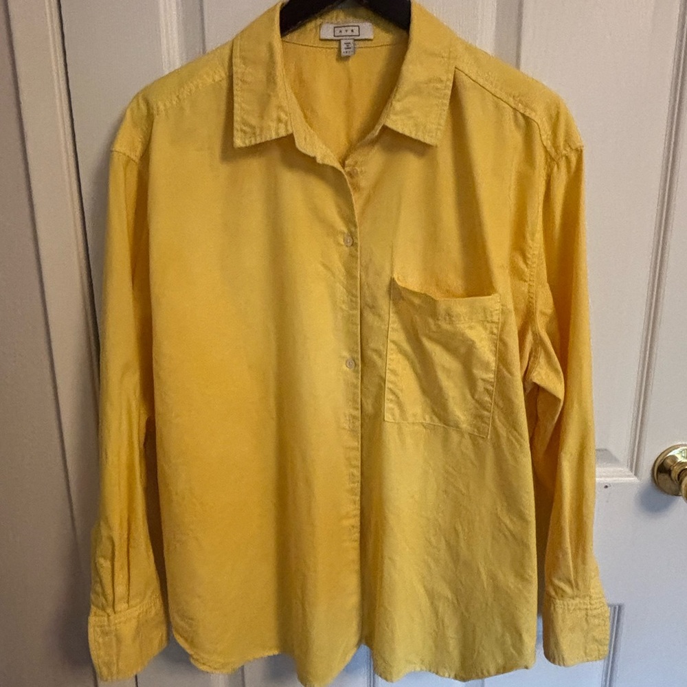 AYR Yellow Oxford The Deep End 100% Cotton, XL